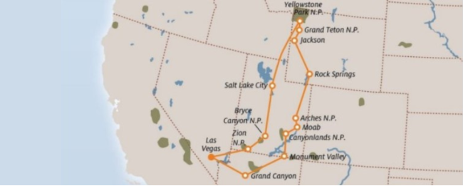 National Parks Explorer da Las Vegas - 9 notti ACCOMPAGNATO