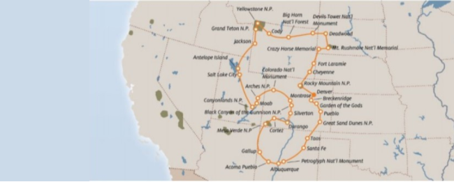 I magnifici otto parchi nazionali- 14 notti ACCOMPAGNATO